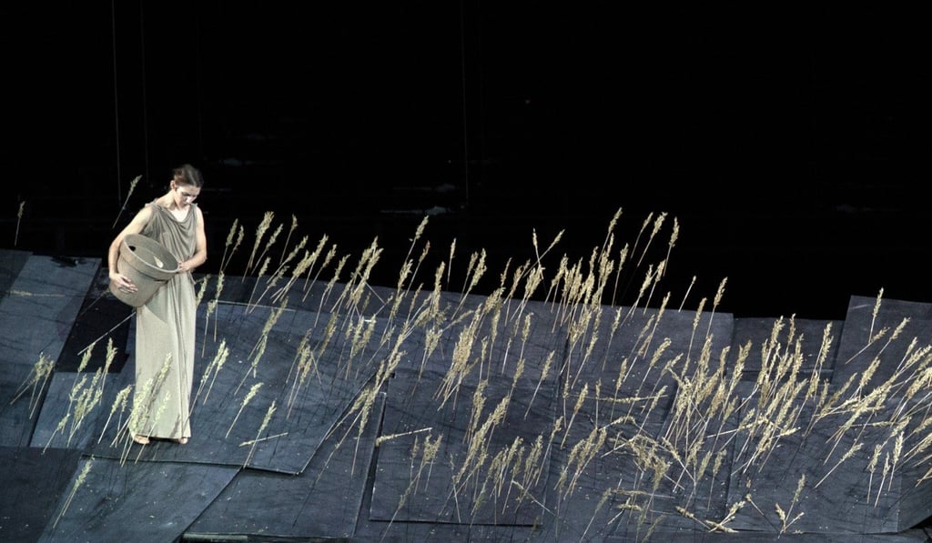 The world of Dimitris Papaioannou’s ‘The Great Tamer’ is an orgy of images that emerge and recede to awaken ancient and modern myths. Photo: Julian Mommert The world of Dimitris Papaioannou’s ‘The Great Tamer’ is an orgy of images that emerge and recede to awaken ancient and modern myths. Photo: Julian Mommert