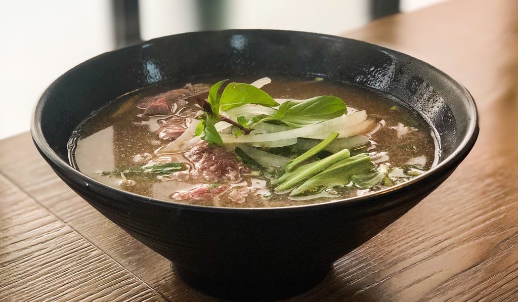Rare beef noodles. Photo: Michelle Wong