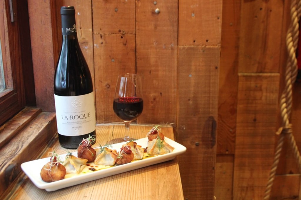 Central’s relaxed and intimate La Cabane a Vin, which offers more than 20 wines by the glass for pairing with food from its seasonal menu.