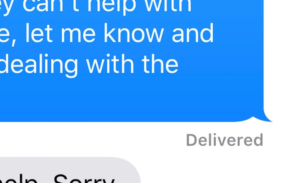 If your text messages are being delivered, it is a sign that you haven’t been blocked. Photo: Business Insider If your text messages are being delivered, it is a sign that you haven’t been blocked. Photo: Business Insider