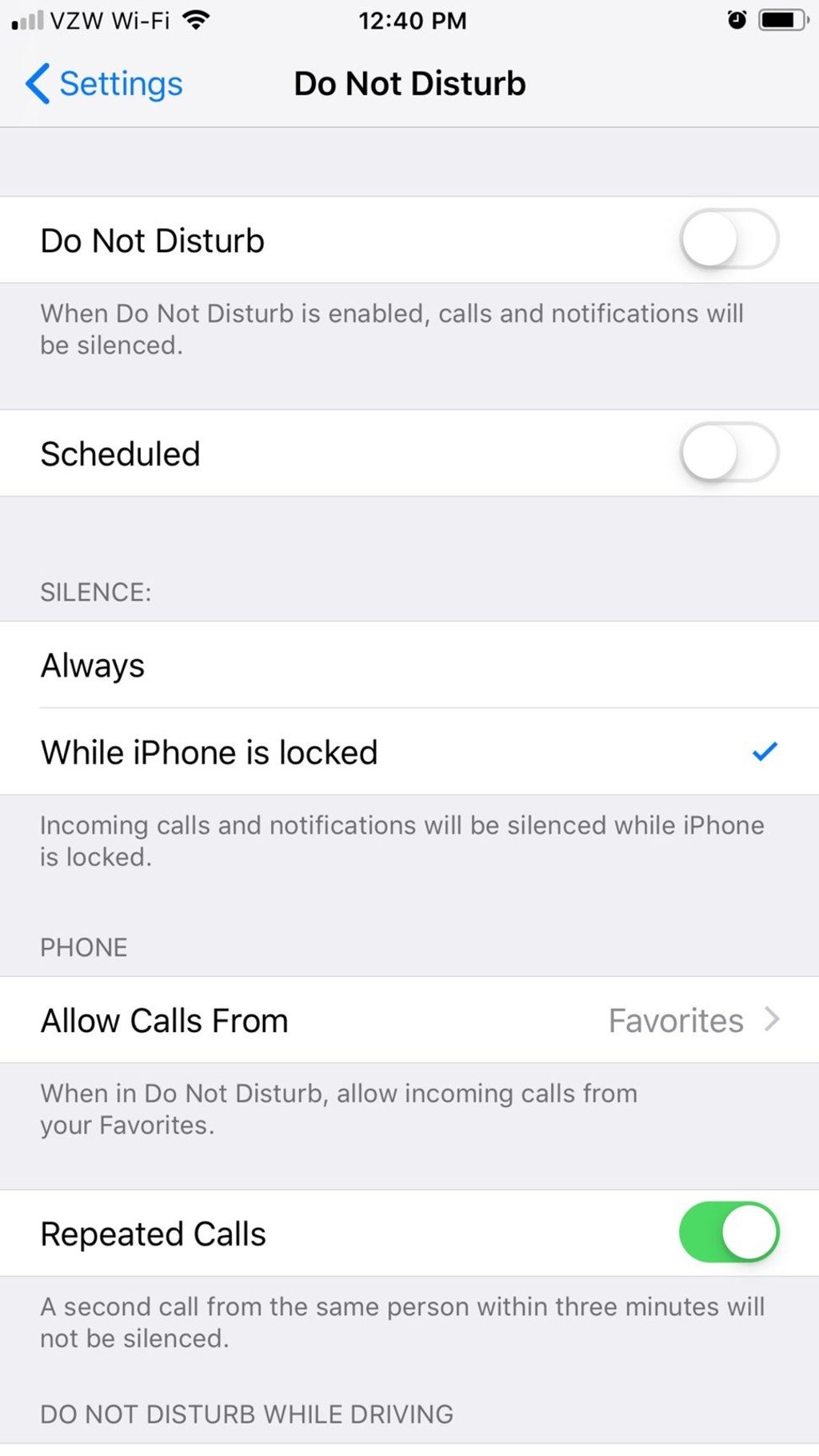 iPhones have many ways to automatically block calls without blocking a number – the person you are trying to call may have one of these settings turned on. Photo: Business Insider iPhones have many ways to automatically block calls without blocking a number – the person you are trying to call may have one of these settings turned on. Photo: Business Insider