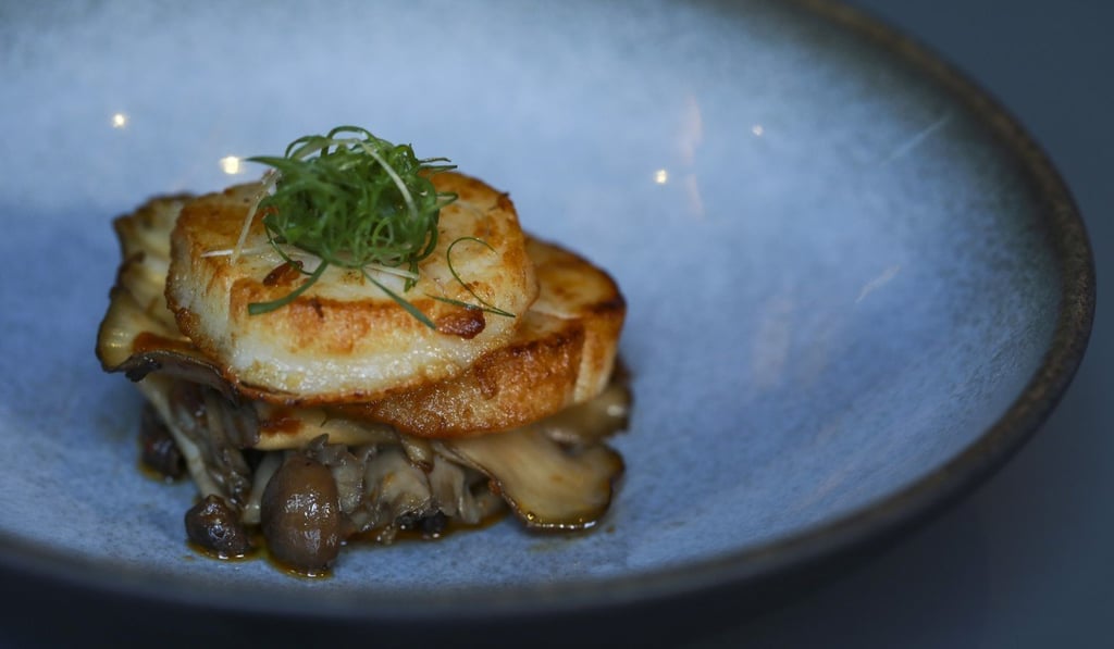 Hokkaido scallops with homemade XO sauce at Piin in Central. Photo: May Tse