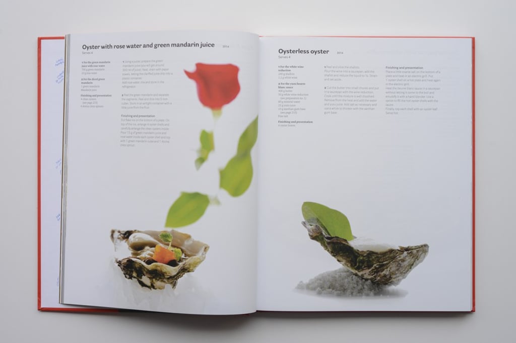 Recipes in Adrià’s Tickets Evolution cookbook.