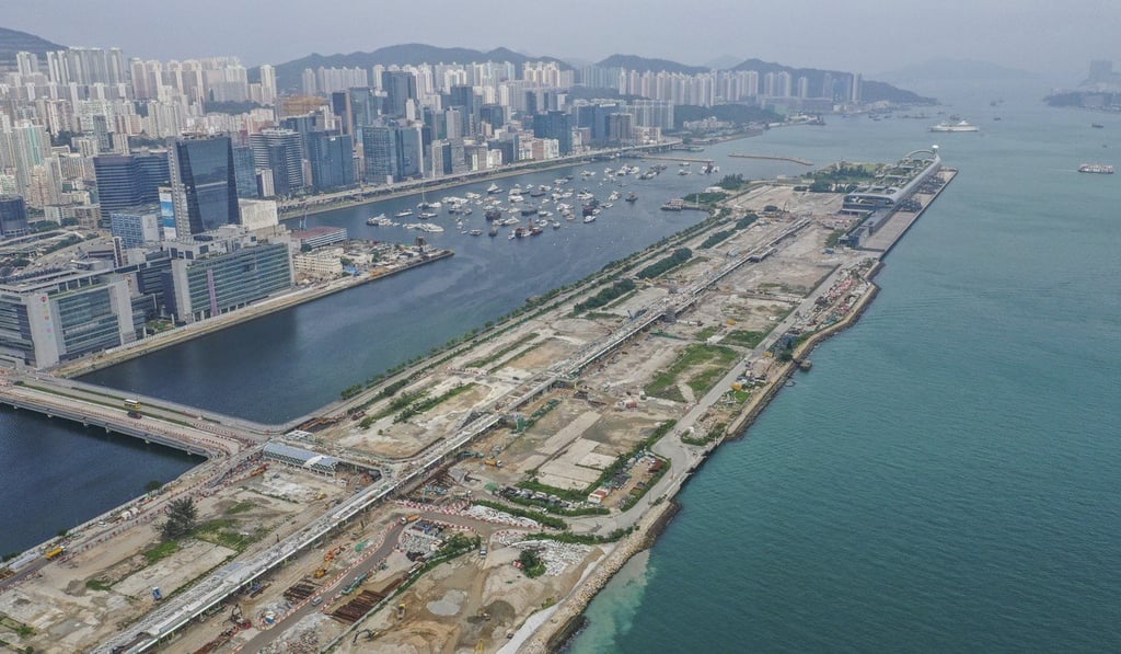Kai Tak site 4C4 at the end of the runway of the former airport site was sold on May 3. Photo: Winson Wong