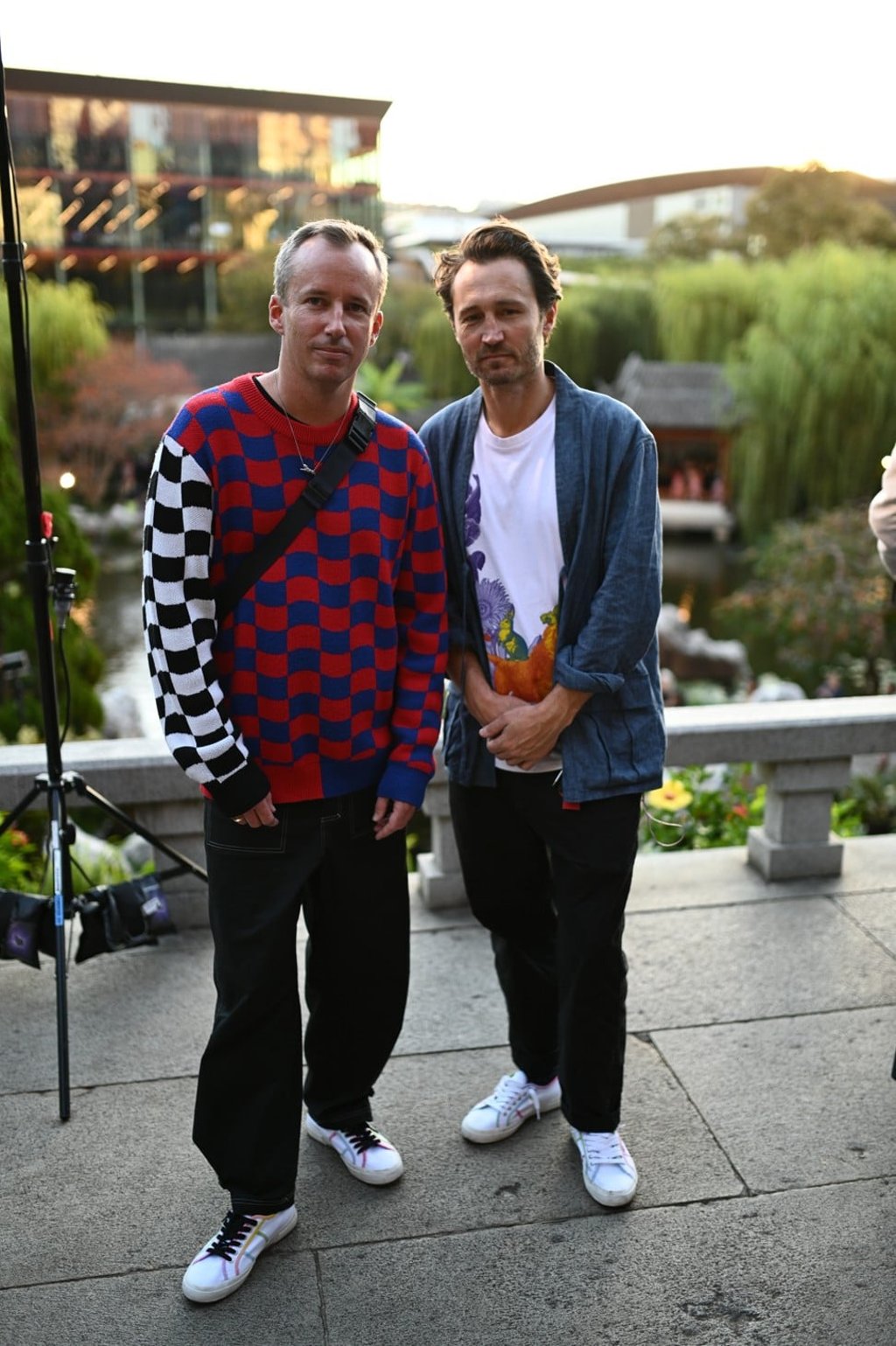 Double Rainbouu founders Mikey Nolan (left) and Toby Jones. Photo: Getty