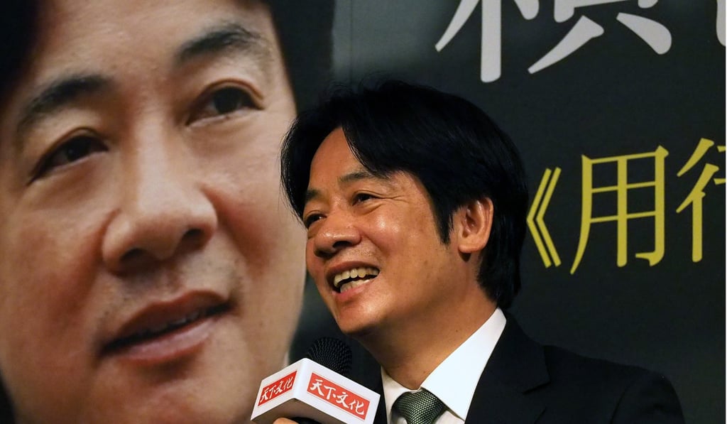 Taiwan’s former premier William Lai says he stands a better chance of winning the presidential election than Tsai. Photo: EPA-EFE