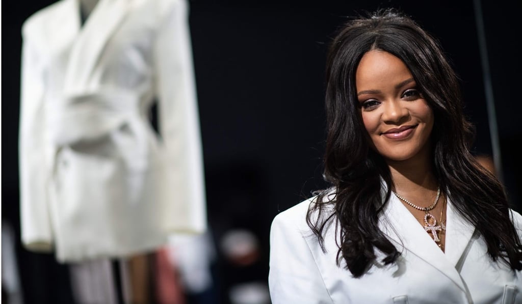 Rihanna promotes her brand Fenty in Paris. Photo: AFP