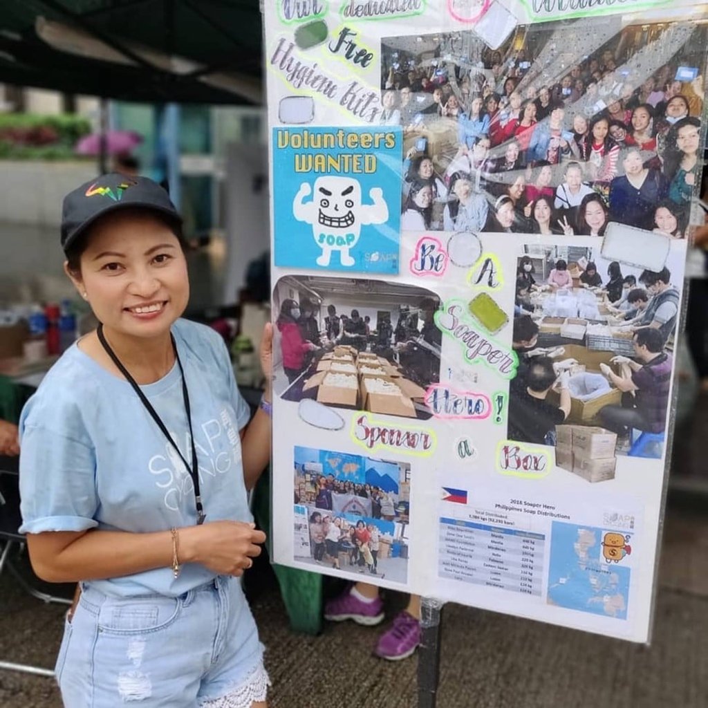 Lovelyn Padernal says volunteering makes her feel good, reduces stress and increases her well-being. Photo: courtesy of Lovelyn Padernal Lovelyn Padernal says volunteering makes her feel good, reduces stress and increases her well-being. Photo: courtesy of Lovelyn Padernal