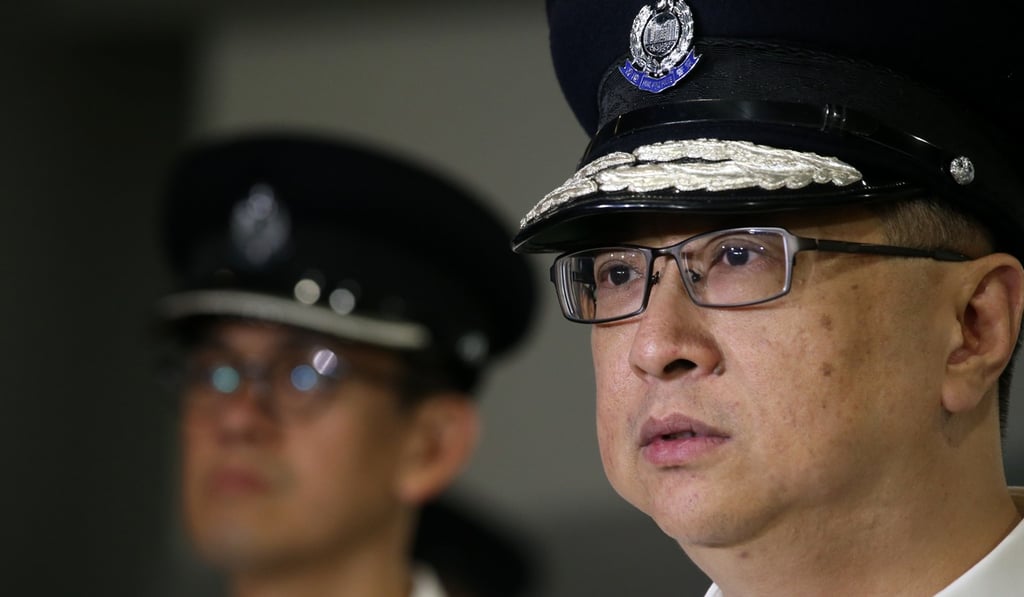 Commissioner of Police Stephen Lo praised his team’s restrained and tolerant approach. Photo: David Wong
