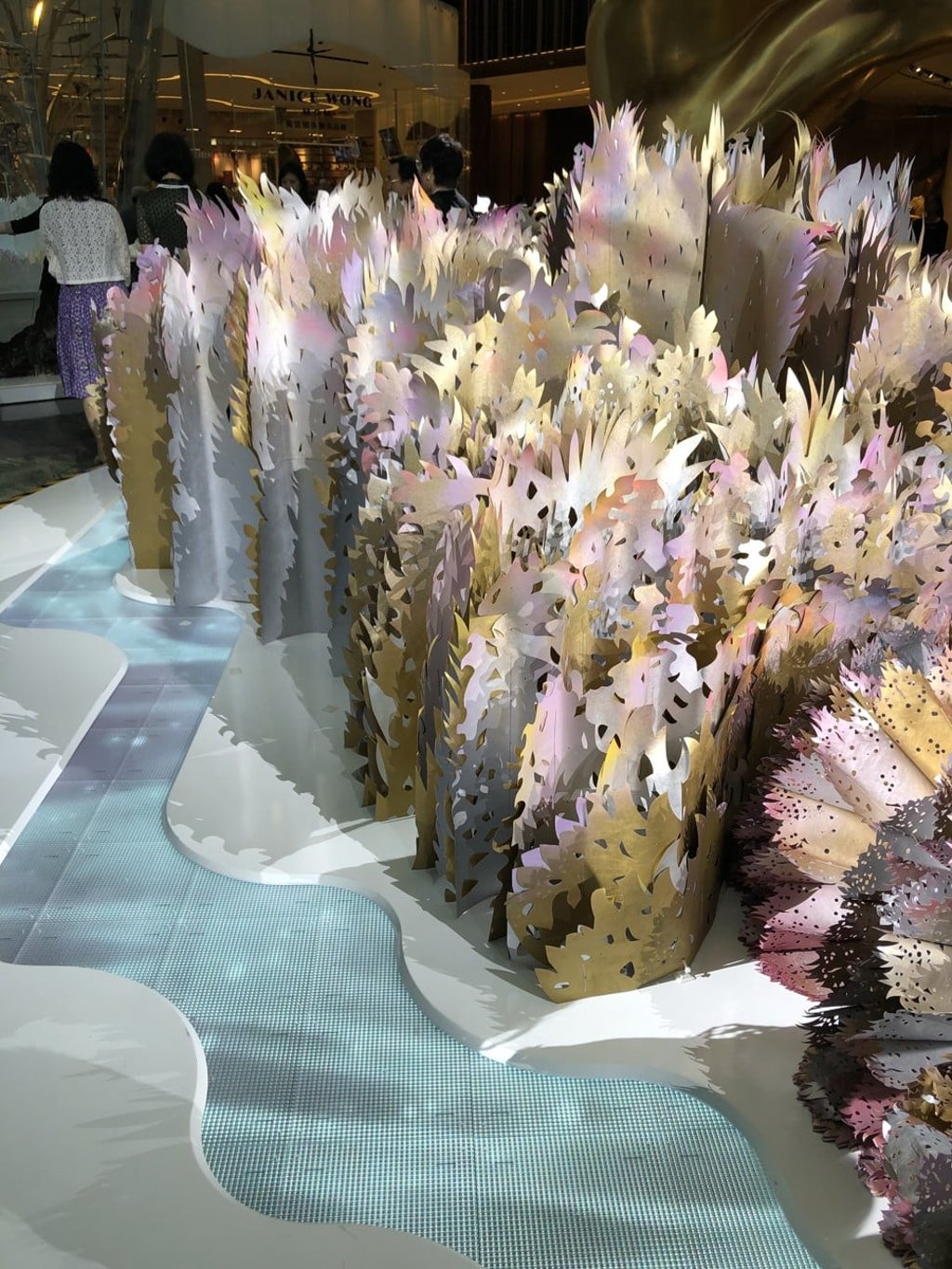 A Metamorphosis: No End to End, by Jennifer Wen Ma, at MGM Cotai’s glass-covered atrium, Spectacle.