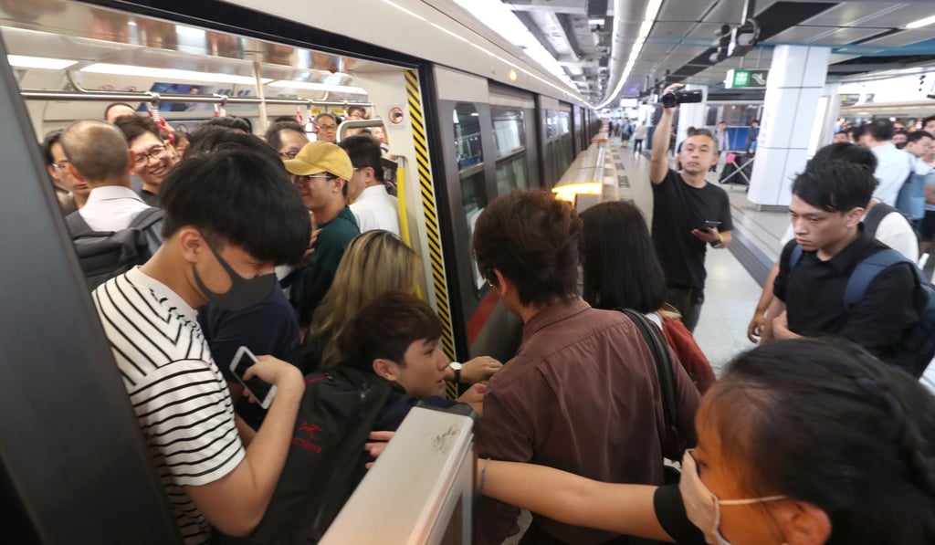 Carriage doors were also obstructed. Photo: Handout