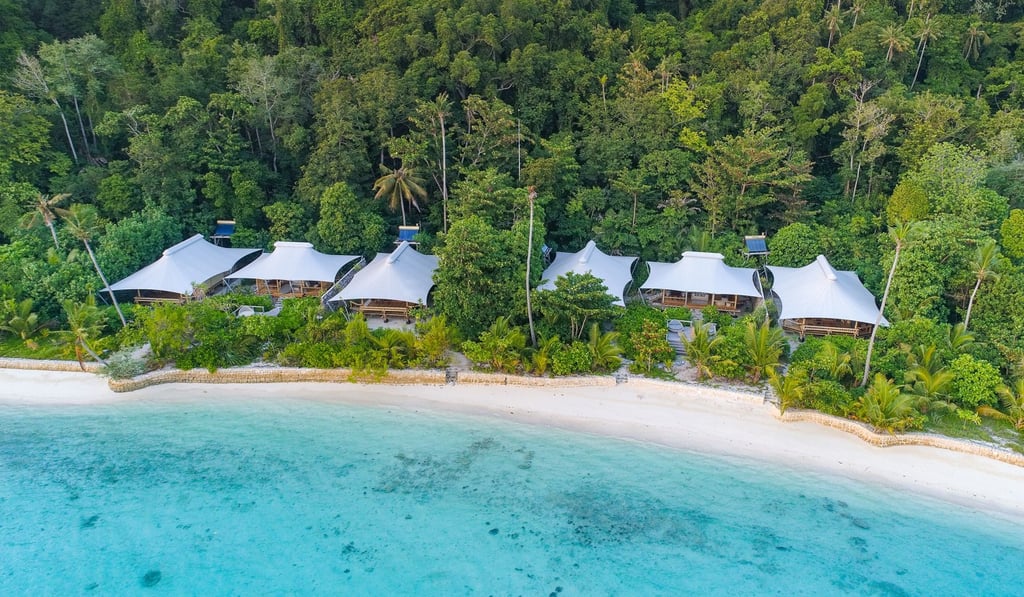 The Bawah Reserve island resort, situated on Indonesia’s Anambas Archipelago, has banned all single-use plastics and instead uses things such as bamboo straws. The Bawah Reserve island resort, situated on Indonesia’s Anambas Archipelago, has banned all single-use plastics and instead uses things such as bamboo straws.