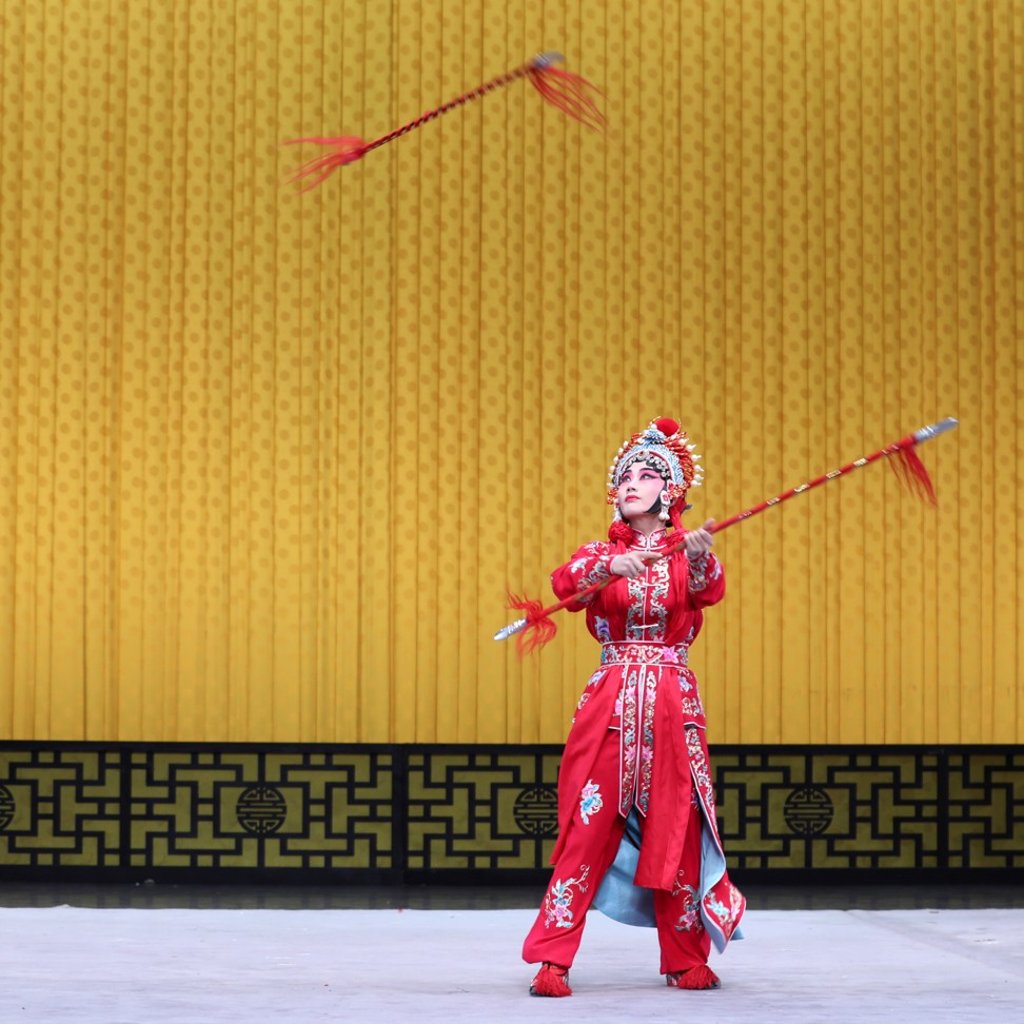 A scene from the Peking opera, ‘Water Nymph of Sizhou City’, which will be performed by Shanghai Jingju Theatre Company at Hong Kong’s Chinese Opera Festival.