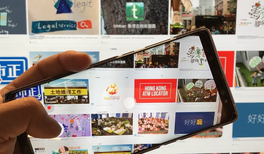 Some of the projects available to support on the Collaction. Photo: SCMP