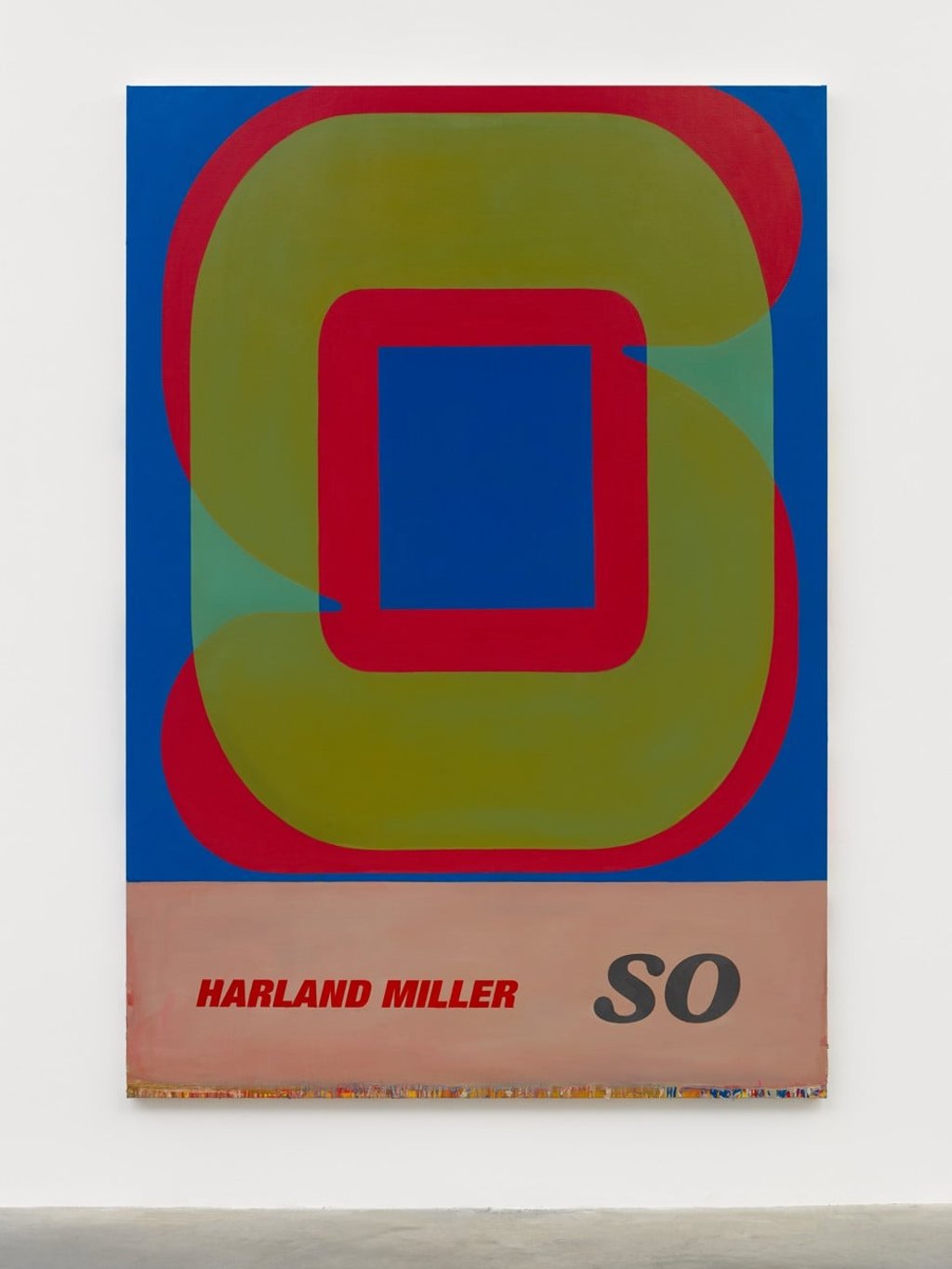 Harland Miller’s SO (2019) can be seen at White Cube Hong Kong. Photo: courtesy of White Cube