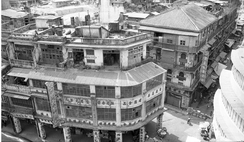 Buildings in Western in 1977 before the wrecker’s ball struck. Photo: SCMP