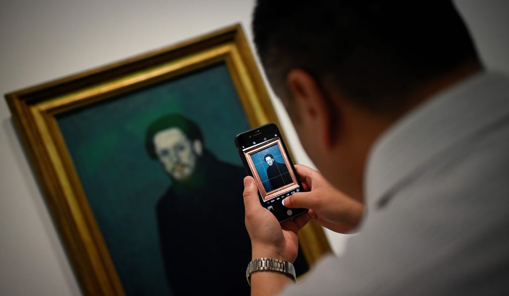 The featured works include paintings, sculptures and drawings. Photo: AFP