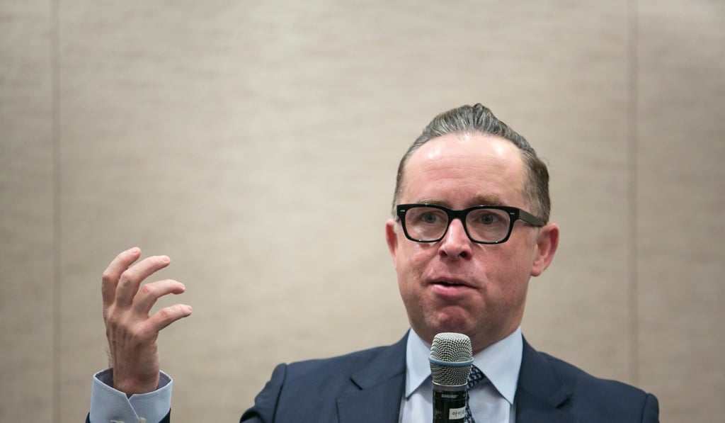 Alan Joyce, CEO of Qantas Airways Ltd, tells the media at the International Air Transport Association (IATA) they will ‘kill’ their ultra long-haul plans if the numbers do not add up. Photo: Bloomberg