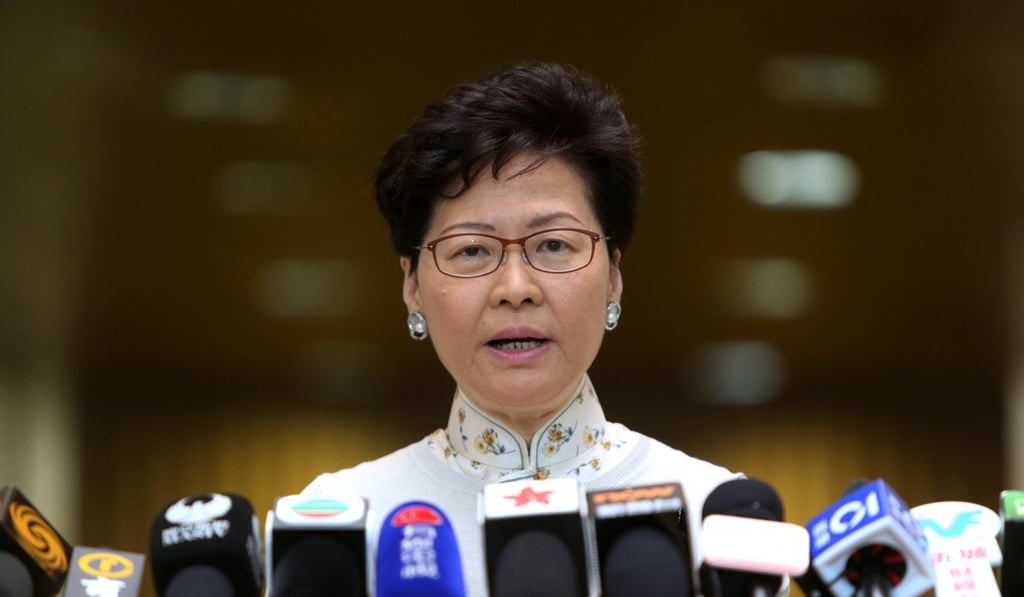 Chief Executive Carrie Lam has announced her intention to suspend the passage of the extradition bill. Photo: Winson Wong