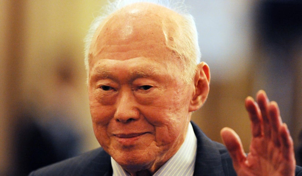 Former Singapore prime minister Lee Kuan Yew. Photo: AFP