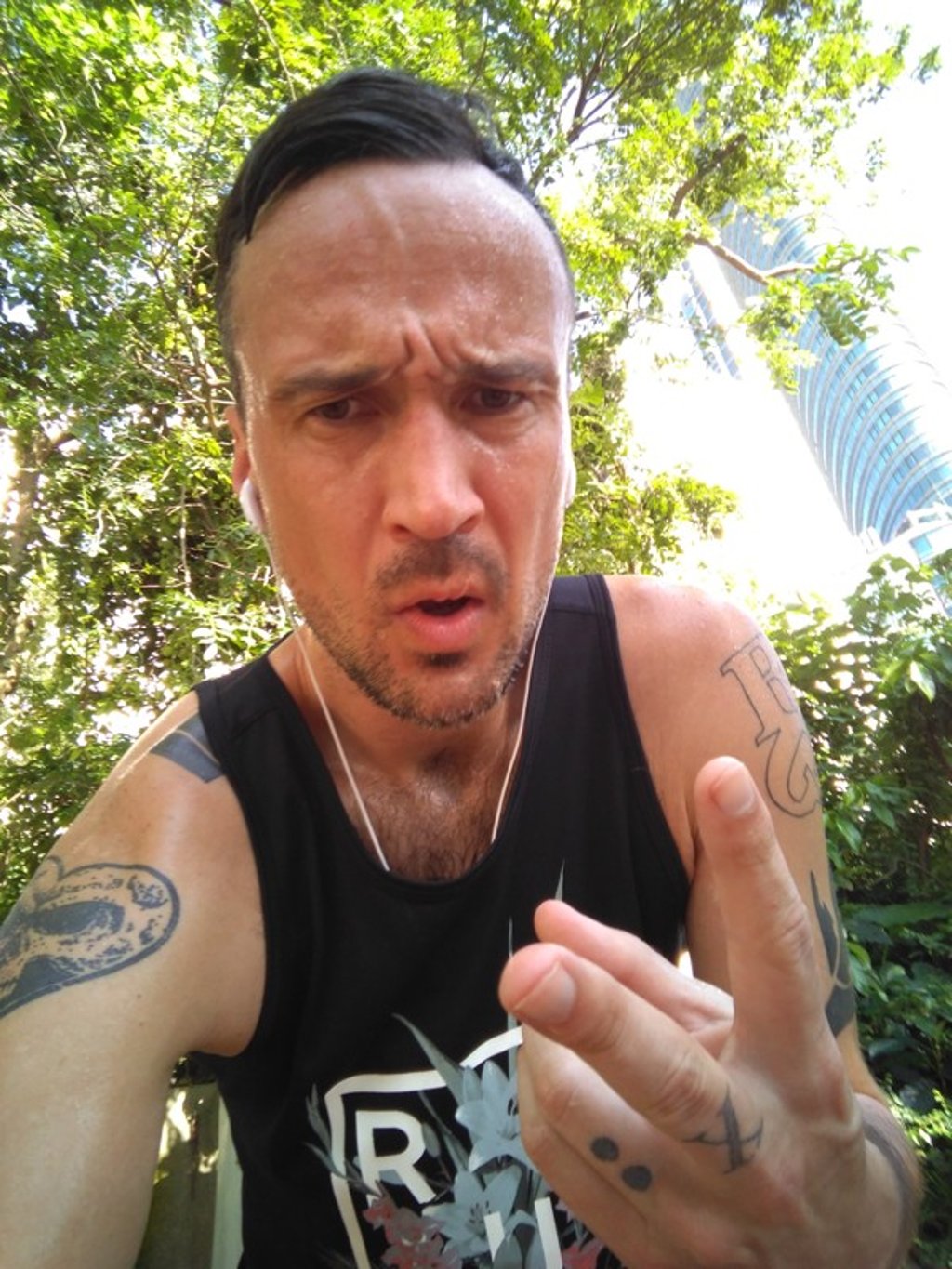 Obligatory post run selfie. Obligatory post run selfie.