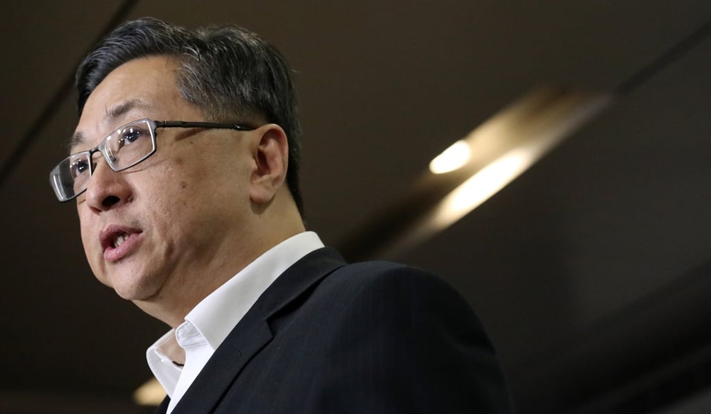Commissioner of Police Stephen Lo initially described the disturbance as a riot, before saying his comments only applied to a certain section of the protests. Photo: Felix Wong