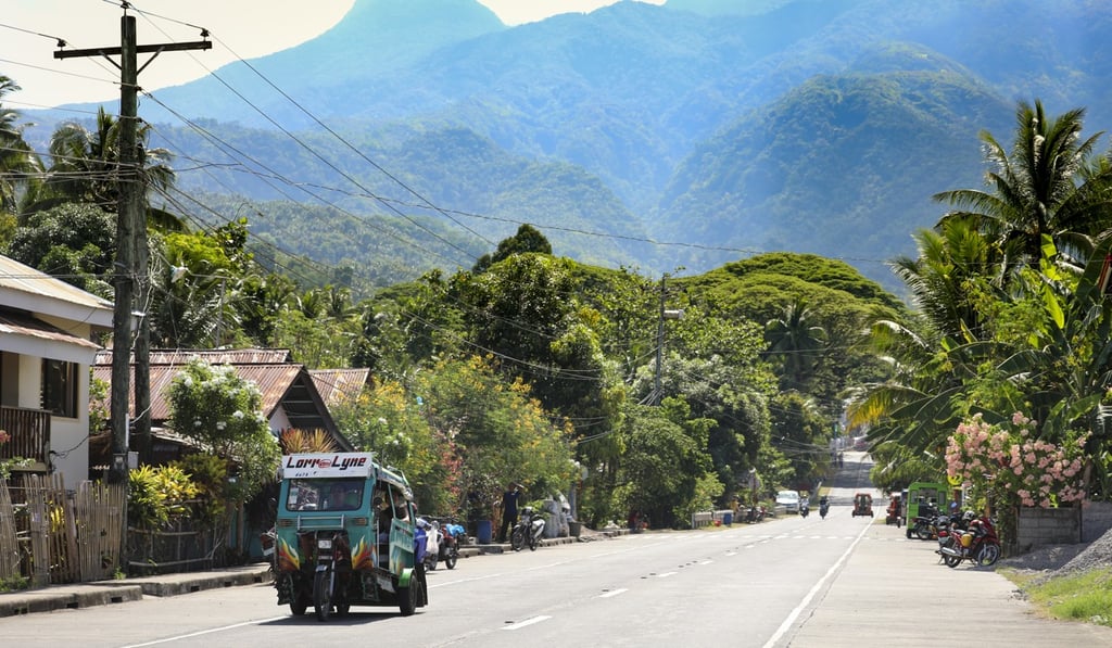The lushly forested slopes of Camiguin’s volcanoes dominate the Philippine island. Photo: James Wendlinger