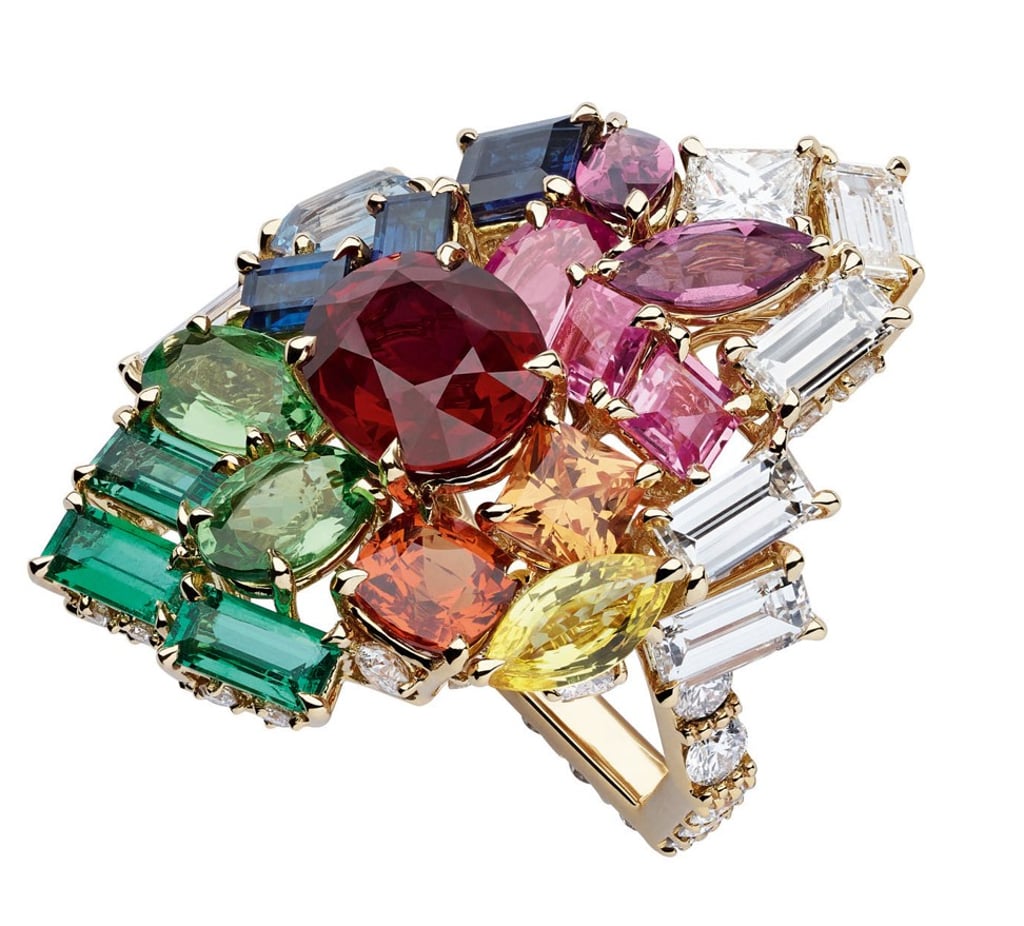 Gem Dior multicolour anglais ruby ring Gem Dior multicolour anglais ruby ring