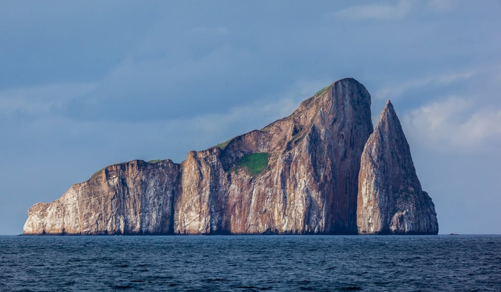 Kicker Rock near San Cristobal Island. Photo: Shutterstock Kicker Rock near San Cristobal Island. Photo: Shutterstock