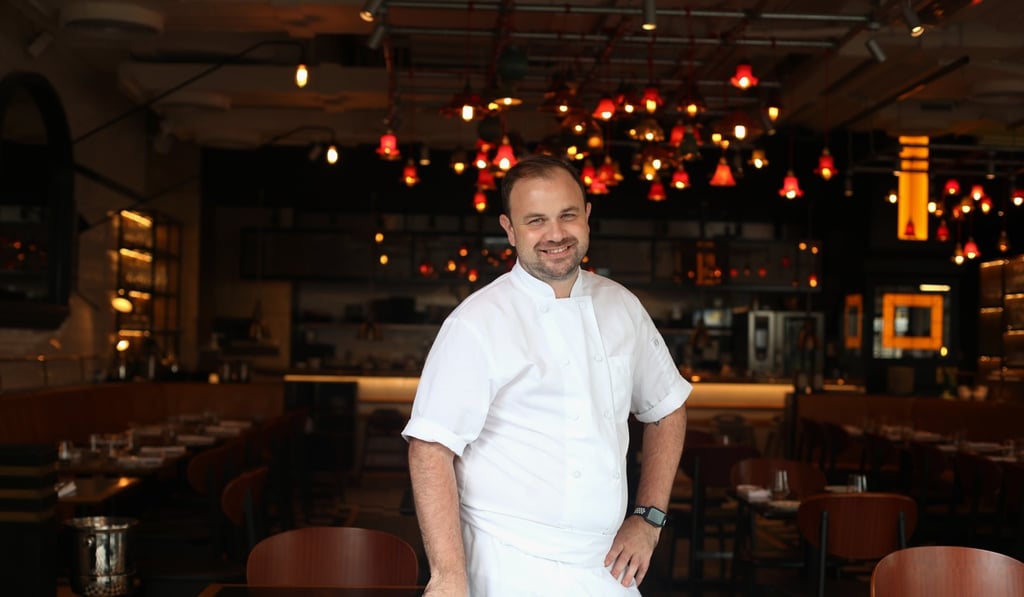 Brandon Tomkinson, head chef of Bread Street Kitchen and Bar at The Peak. Chen Xiaomei/SCMP