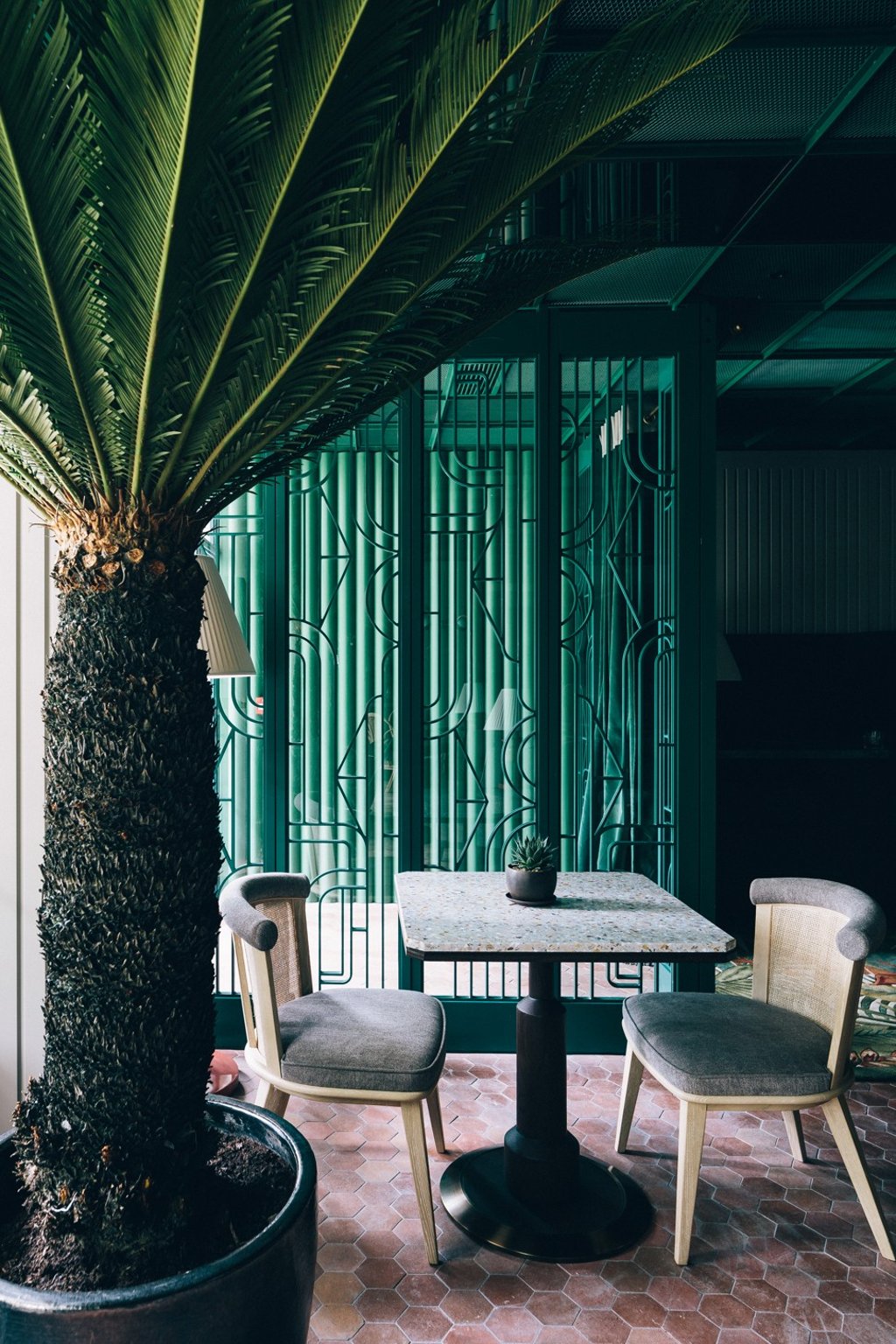A parlour table for two at Louise. Photo: Louise A parlour table for two at Louise. Photo: Louise