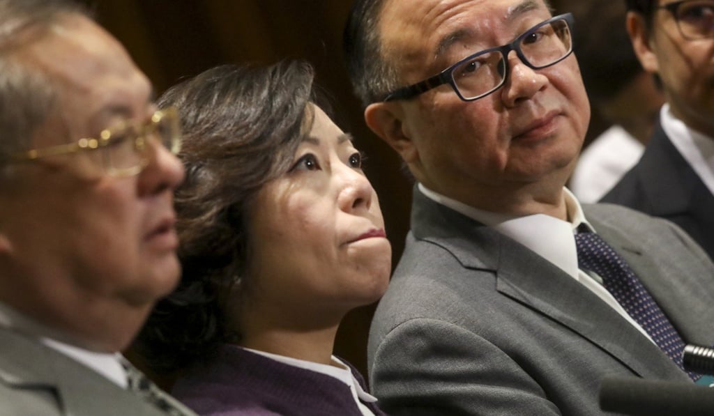 Alice Mak challenged Lam to personally face disgruntled residents in districts where her colleagues could suffer in the November polls. Photo: K.Y. Cheng