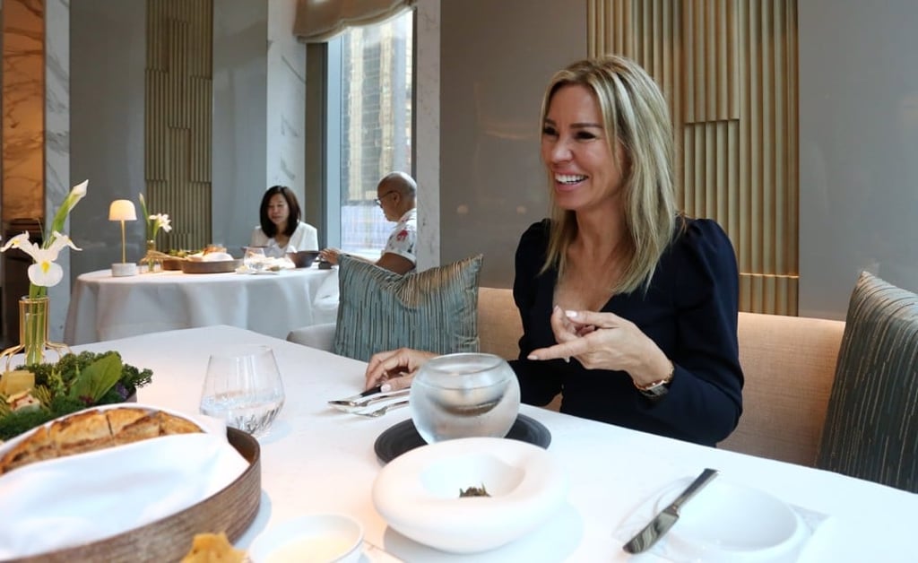 Annabelle Bond – the first woman to summit the highest peaks of seven continents within a year – at L’Envol. Photos: Jonathan Wong