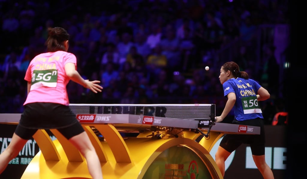 Liu Shiwen beats defending champion and teammate Ding Ning at the 2019 World Championships in Budapest, Hungary. Photo: ITTF