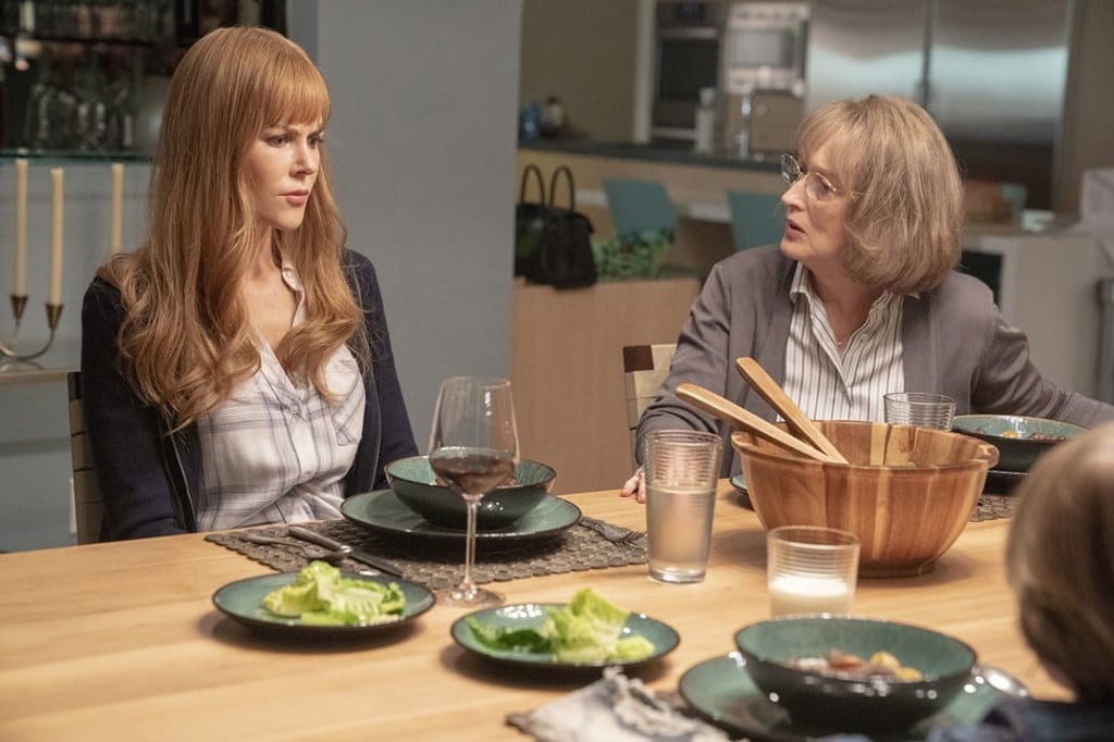 Nicole Kidman (left) and Meryl Streep in season two of HBO’s Little Lies. Photo: HBO/TNS