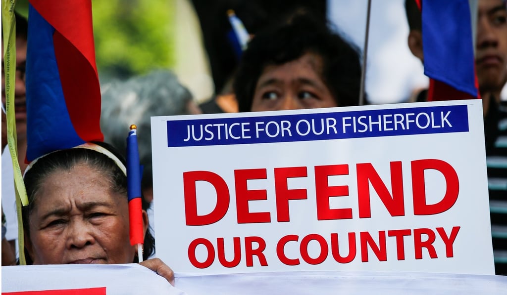 The sinking of a fishing boat provoked widespread anger across the Philippines. Photo: EPA-EFE The sinking of a fishing boat provoked widespread anger across the Philippines. Photo: EPA-EFE