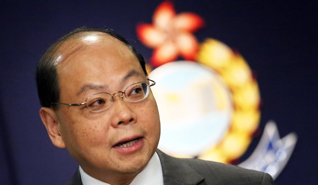 Former police commissioner Andy Tsang in 2015. Tsang defended police conduct during the siege of headquarters on Friday. Photo: Felix Wong