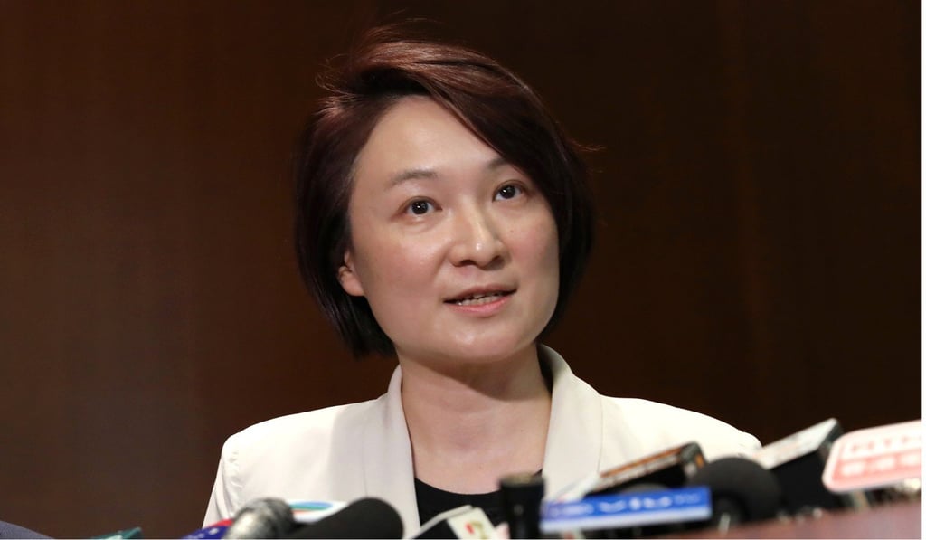 Starry Lee says the DAB will understand if the bill was fully withdrawn. Photo: K.Y. Cheng Starry Lee says the DAB will understand if the bill was fully withdrawn. Photo: K.Y. Cheng