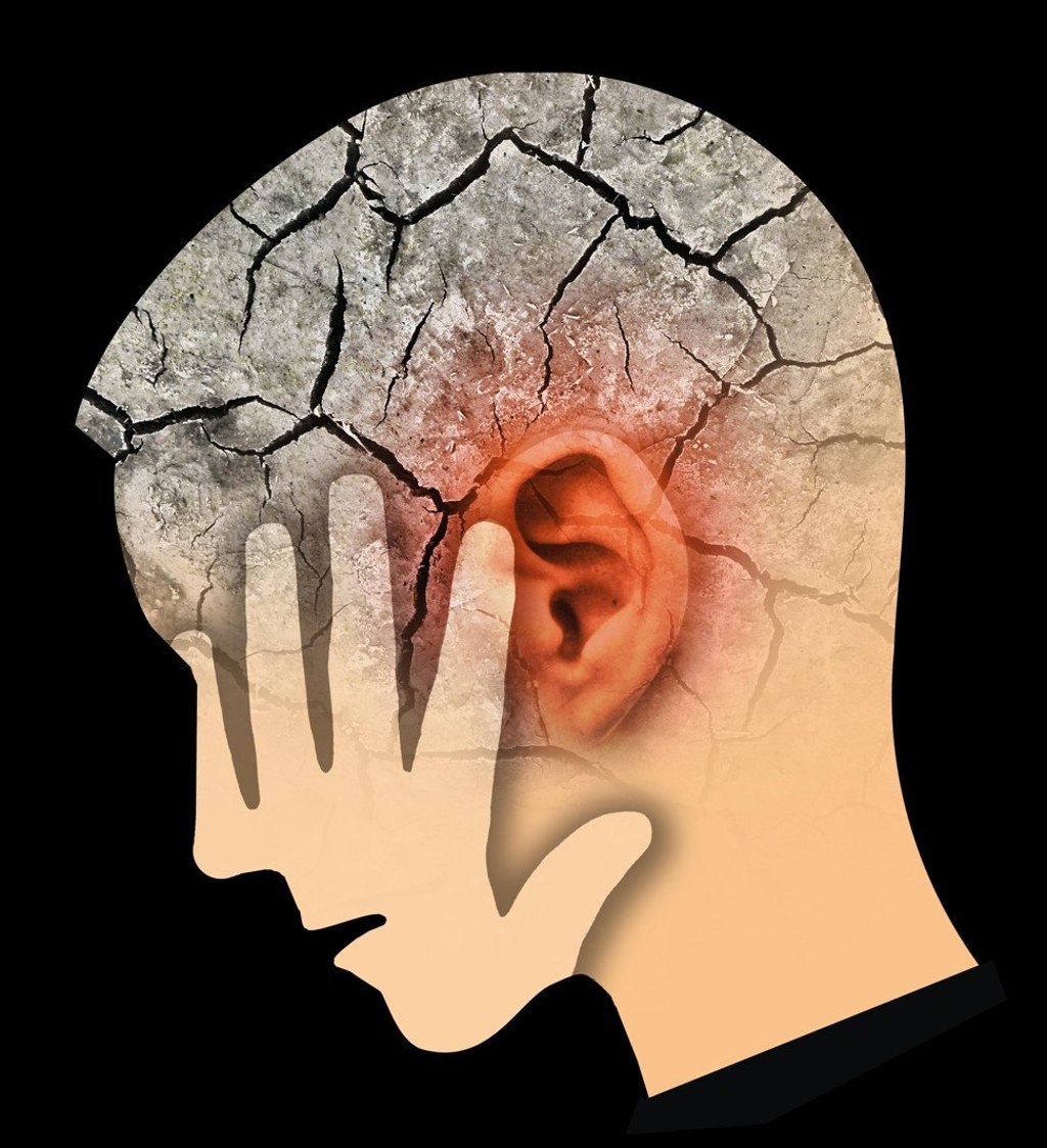 For many it’s a ringing sound – tinnitus is often referred to as ringing in the ears – while others experience buzzing or whistling sounds. Photo: Alamy