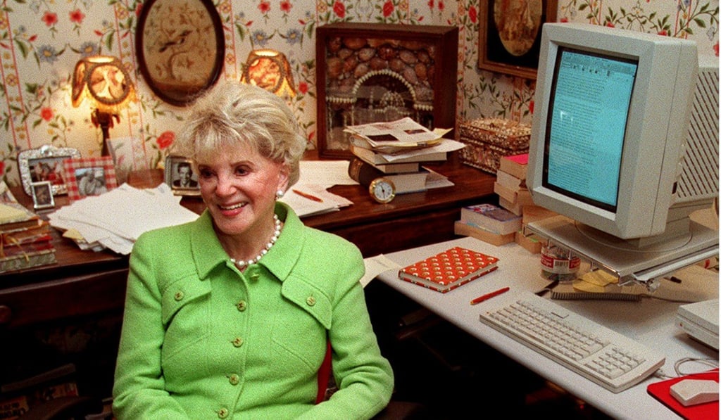Judith Krantz at her Bel Air home in 1998. Photo: TNS Judith Krantz at her Bel Air home in 1998. Photo: TNS