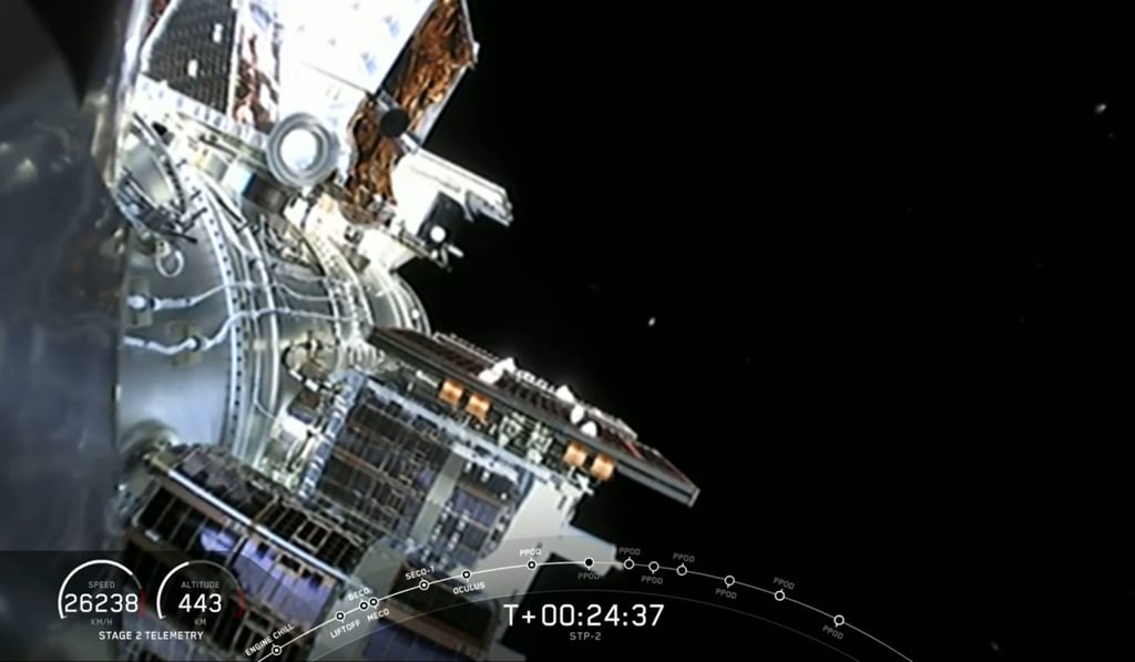 Tuesday’s launch was broadcast live. Photo: SpaceX Tuesday’s launch was broadcast live. Photo: SpaceX