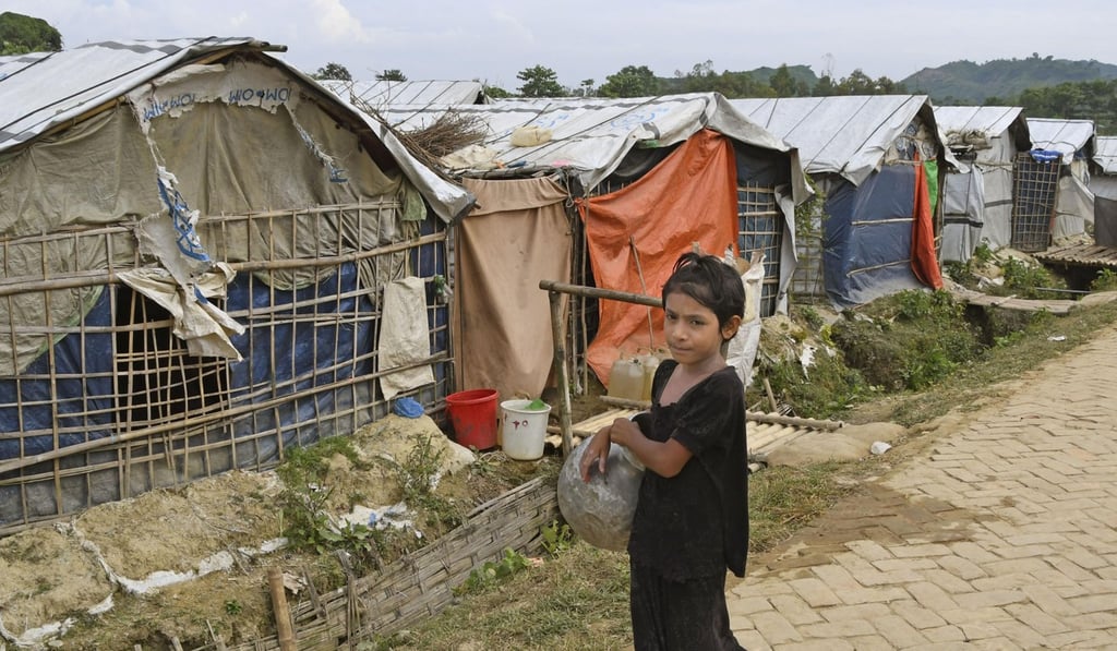 A Rohingya refugee camp in Cox's Bazar, Bangladesh. Photo: Kyodo A Rohingya refugee camp in Cox's Bazar, Bangladesh. Photo: Kyodo