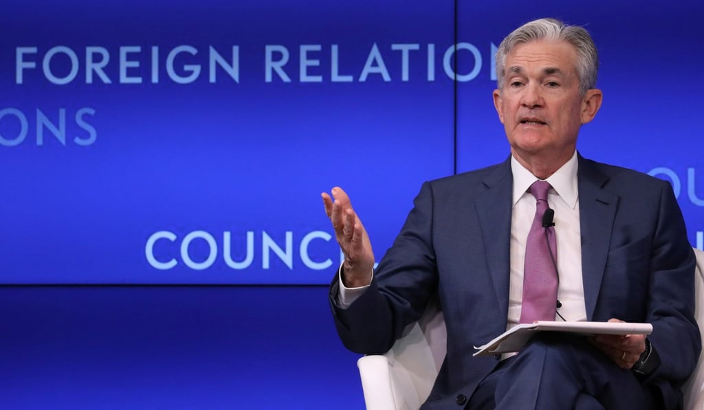 Federal Reserve chairman Jerome Powell speaks at the Council on Foreign Relations in New York on June 25. In recent days, Powell has reassured investors that the central bank is watching for signs that America’s trade disputes with others are dragging down growth. Photo: Reuters Federal Reserve chairman Jerome Powell speaks at the Council on Foreign Relations in New York on June 25. In recent days, Powell has reassured investors that the central bank is watching for signs that America’s trade disputes with others are dragging down growth. Photo: Reuters