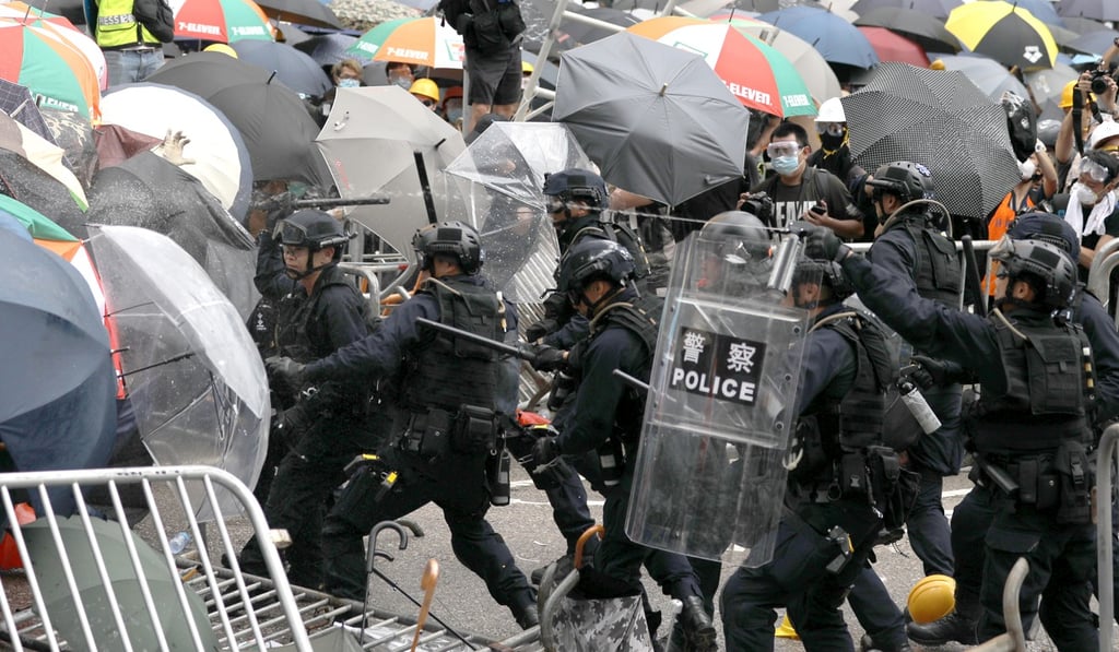 Hong Kong police officers have come under fire for the part they played in clashes with extradition bill protesters. Photo: Sam Tsang
