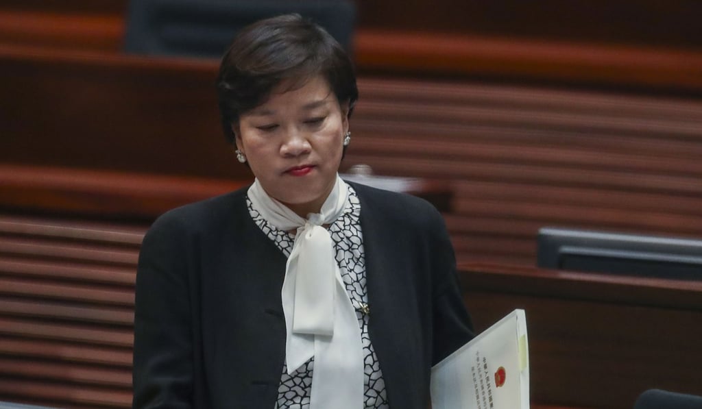 Priscilla Leung said the current liberal studies curriculum was to blame for recent clashes between the police and young protesters. Photo: Nora Tam