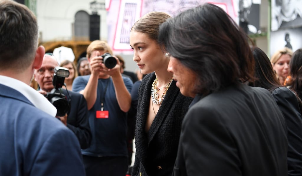 The photo in question reportedly showed Hadid posing in a denim outfit on the street in New York. Photo: AFP The photo in question reportedly showed Hadid posing in a denim outfit on the street in New York. Photo: AFP