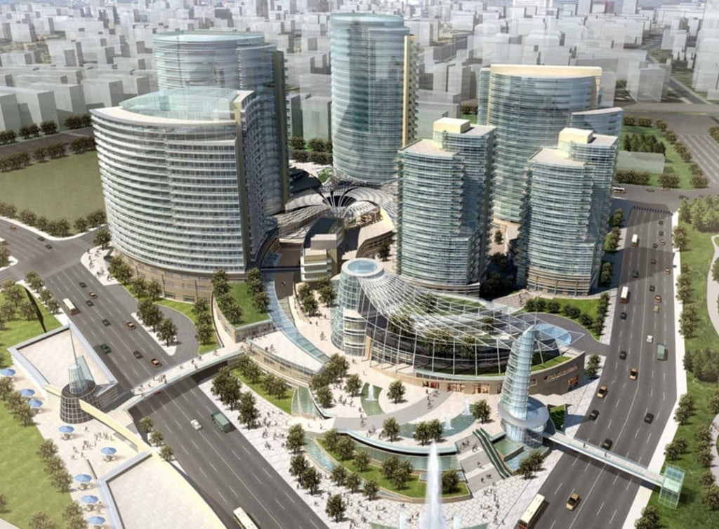 A general view of Greenland's complex in Huangpu district in Shanghai. Photo: Greenland USA