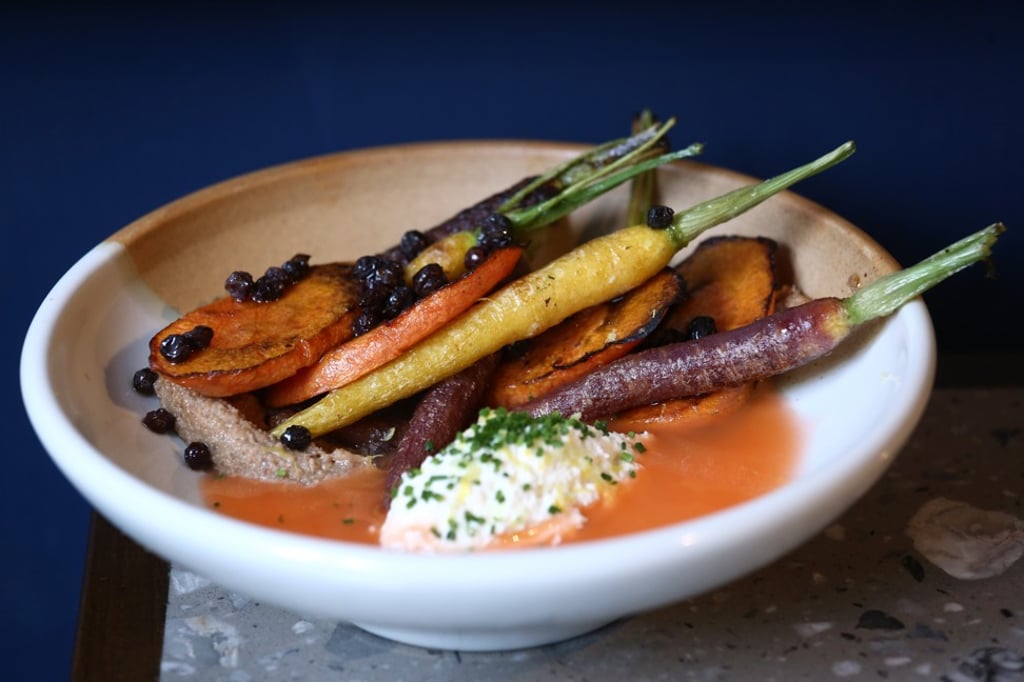 Grandpa's roasted carrots at Kinship. Photo: Jonathan Wong