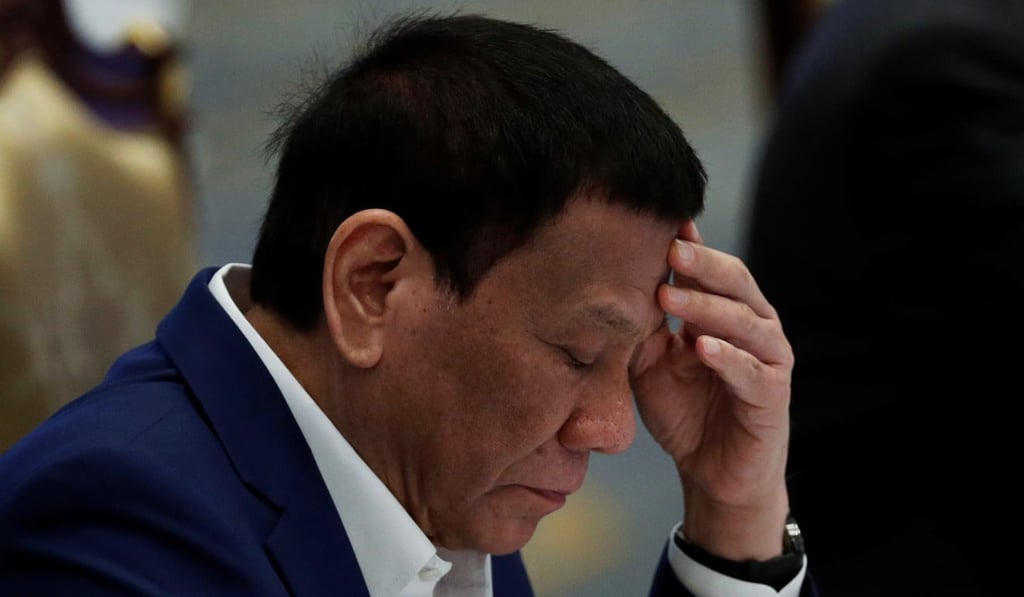 President Duterte has said he will resign if his son becomes speaker. Photo: Reuters