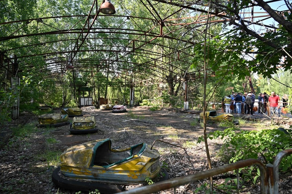 Interest in tours to the ghost city of Pripyat and other places in the Chernobyl exclusion zone, in Ukraine, have increased since the HBO television series was shown in May. Photo: AFP